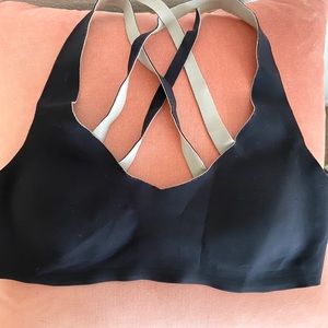Lululemon Neoprene Sports Bra Cross Back
